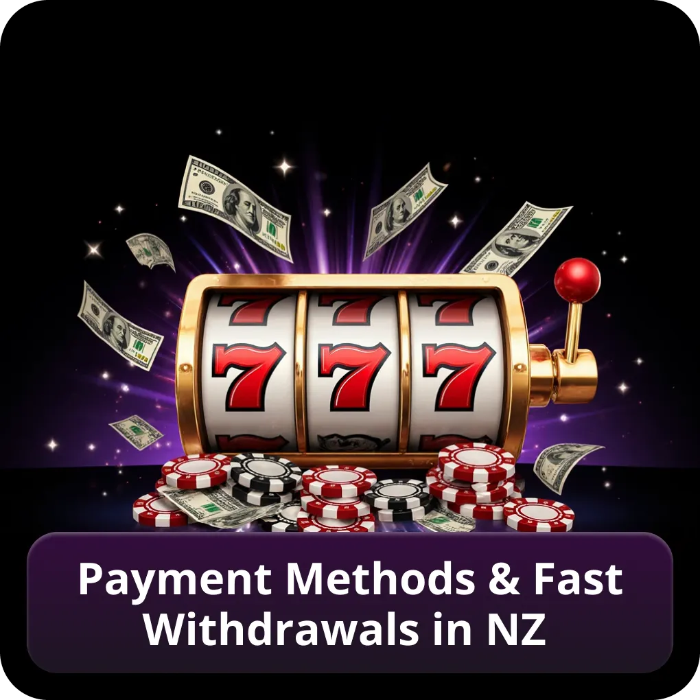 Payment methods and fast withdrawals at best online casino NZ
