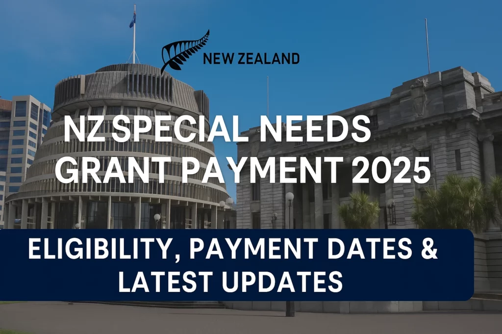 NZ Special Needs Grant Payment